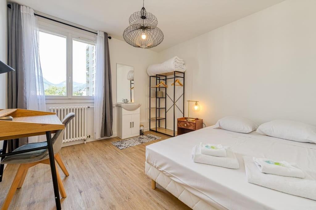 Haut Standing, 4 Ch Dont 2 Sdb Prive, Clim, Fibre Grenoble Extérieur photo